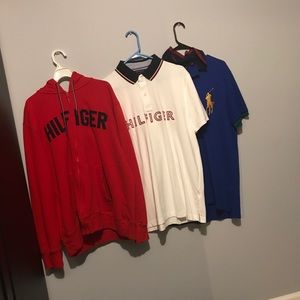 Tommy Hilfiger Tee and Sweater, Ralph Lauren Tee